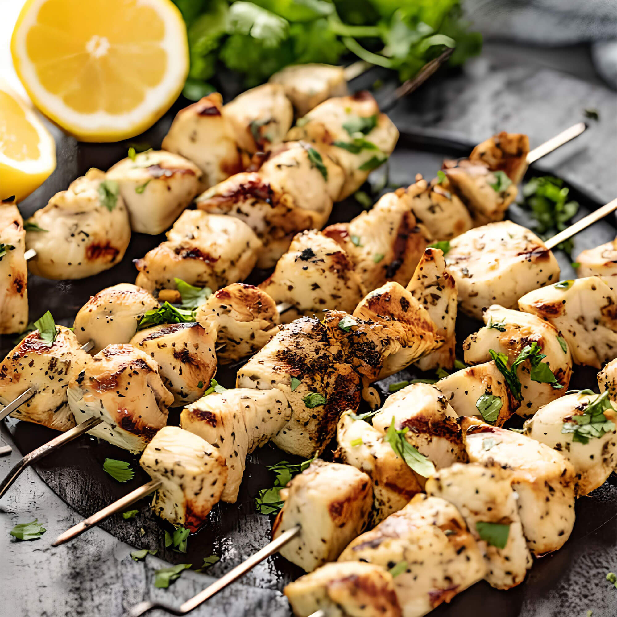 Honey Lime Chicken Skewers