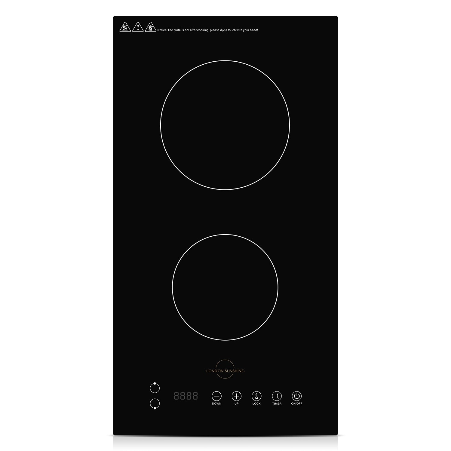 OPEN BOX UNIT DISCON MODEL- Dual Burners Cooktop shared with 1800W Max.