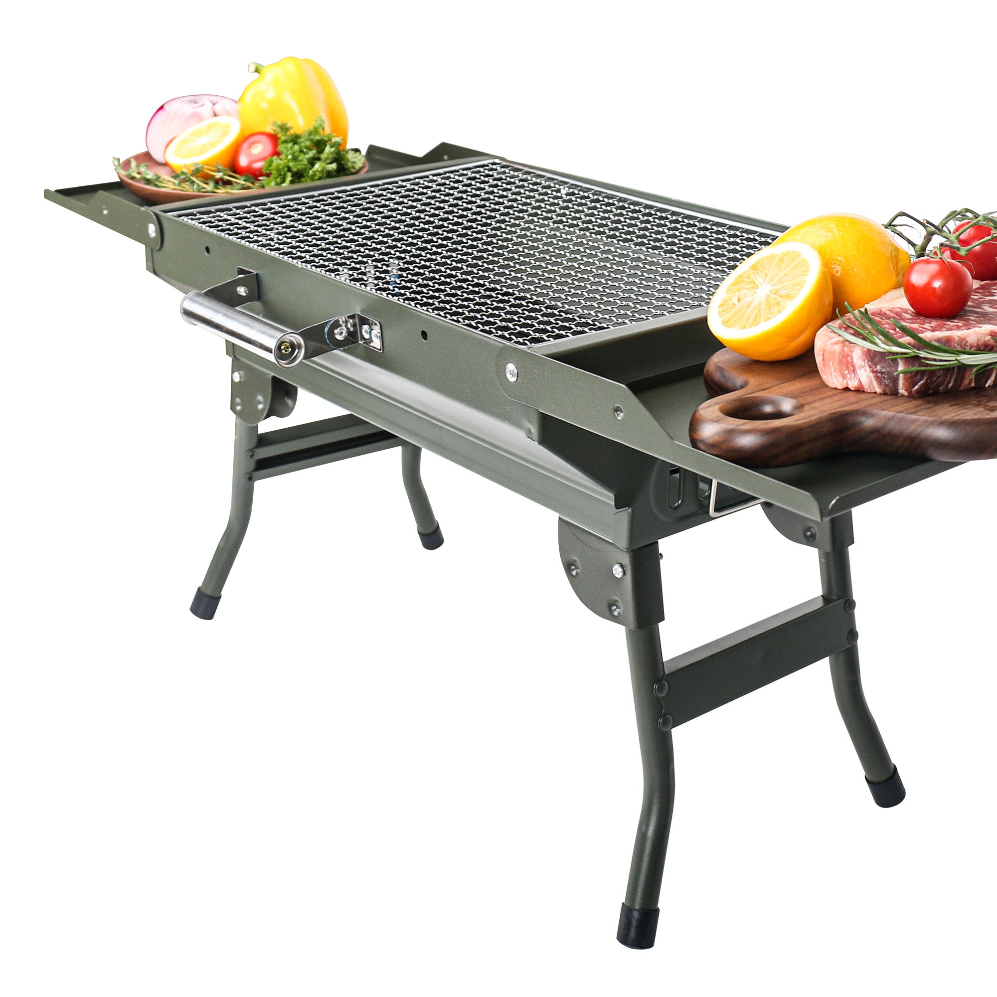 London Sunshine Camping Charcoal BBQ Grill